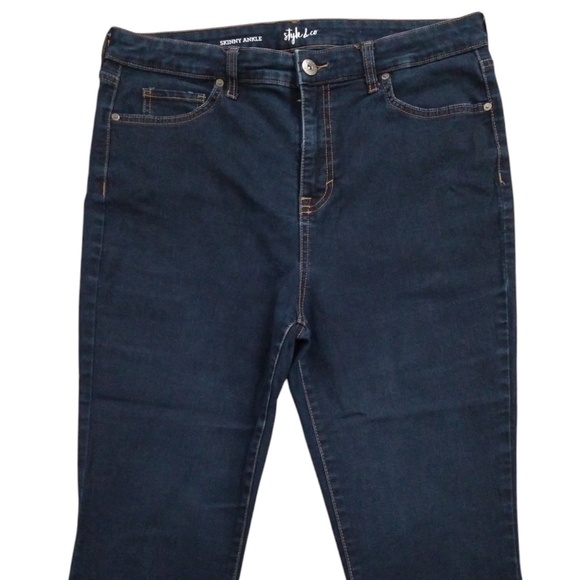 Style & Co Women's Stretchy High Rise Skinny‎ Ankle Jeans Size 14 - Picture 2 of 11